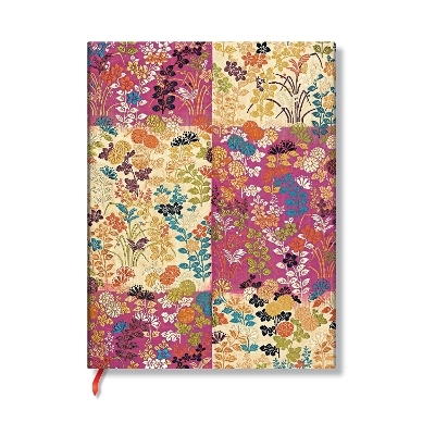 Kara-ori Pink (Japanese Kimono) Midi Unlined Softcover Flexi Journal (Elastic Band Closure) -  Paperblanks