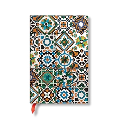 Porto (Portuguese Tiles) Mini Hardback Address Book (Elastic Band Closure) -  Paperblanks