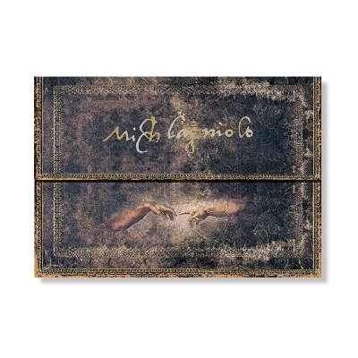 Michelangelo, Handwriting (Embellished Manuscripts Collection) Document Folder (Wrap Closure) -  Paperblanks