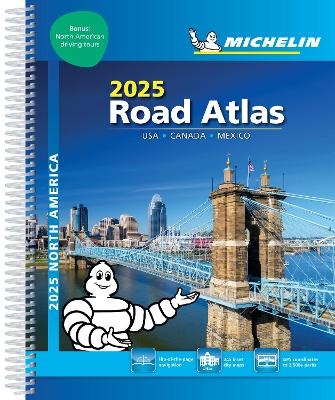 USA  Canada  Mexico - Tourist and Motoring Atlas (A4-Spiral) -  Michelin