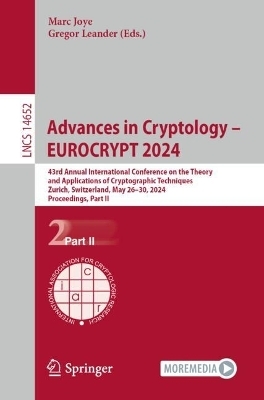 Advances in Cryptology – EUROCRYPT 2024 - 