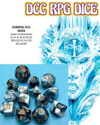 DCC RPG Dice Set Elemental Dice: Water - Harley Stroh