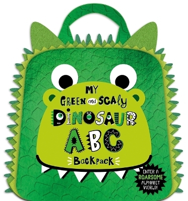 My Green and Scaly Dinosaur ABC Backpack - Alice Fewery