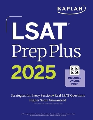 LSAT Prep Plus 2025: Strategies for Every Section + Real LSAT Questions + Online -  Kaplan Test Prep