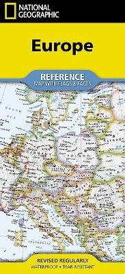 National Geographic Europe Map (Folded with Flags and Facts) -  National Geographic Maps