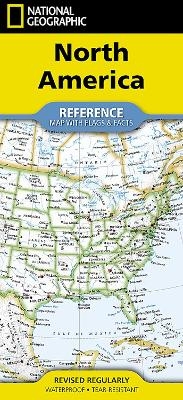 National Geographic North America Map (Folded with Flags and Facts) -  National Geographic Maps