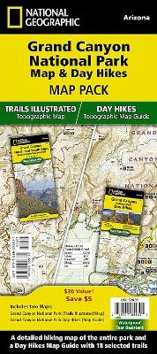 Grand Canyon Day Hikes and National Park [Map Pack Bundle] -  National Geographic Maps