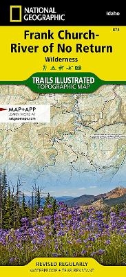 Frank Church-river Of No Return Wilderness Map - National Geographic Maps