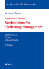 Betriebliches Eingliederungsmanagement - Feichtinger, Sabine; Wagner, Magdalena