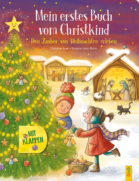 Mein erstes Buch vom Christkind - mit Klappen - Christine Auer