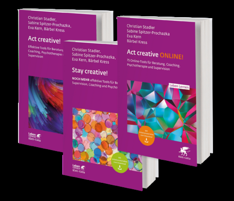 Act creative!-Bundle bestehend aus »Act creative!«, »Stay creative!« und »Act creative ONLINE!« - Christian Stadler, Sabine Spitzer-Prochazka, Eva Kern, Bärbel Kress