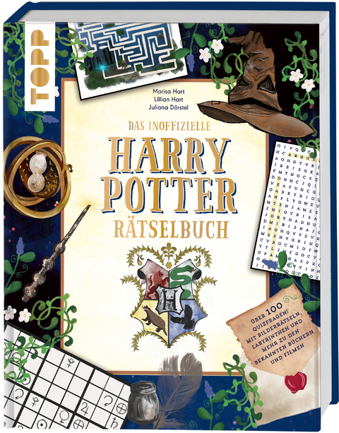 Das inoffizielle Harry Potter-Rätselbuch. Über 100 Quizfragen, Bilderrätsel, Labyrinthe und mehr zu den bekannten Büchern und Filmen - Marisa Hart, Lillian Hart