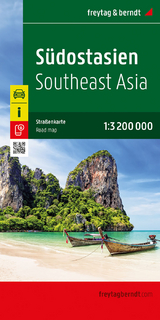 Südostasien, Straßenkarte 1:3.200.000, freytag & berndt - 