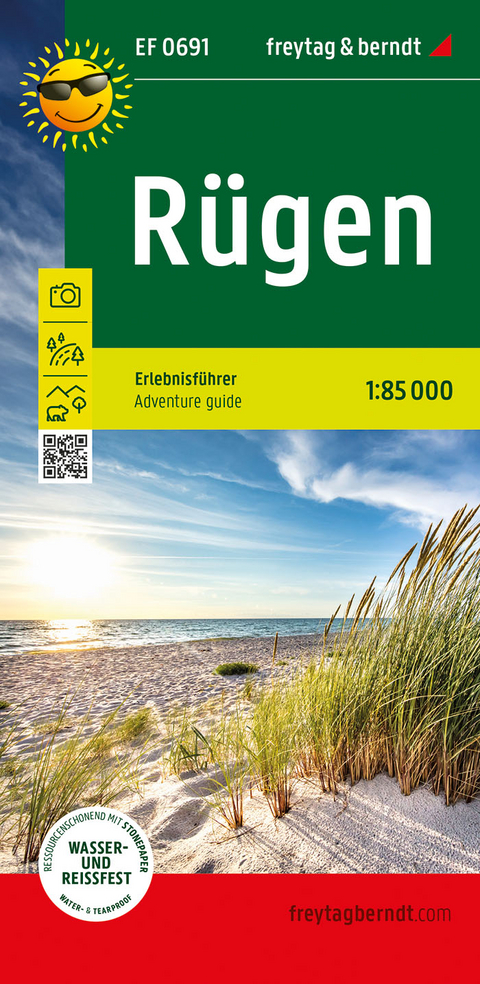 Rügen, Erlebnisführer 1:85.000, freytag & berndt