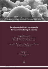 Development of joint components for in vitro modeling of arthritis - Alexandra Damerau