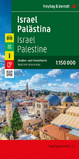 Israel - Palästina, Straßen- und Freizeitkarte 1:150.000, freytag & berndt - 