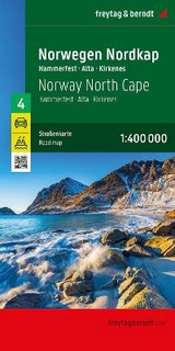 Norwegen Nordkap, Straßenkarte 1:400.000, freytag & berndt - 