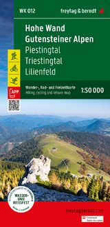 Hohe Wand - Gutensteiner Alpen, Wander-, Rad- und Freizeitkarte 1:50.000, freytag & berndt, WK 012 - 