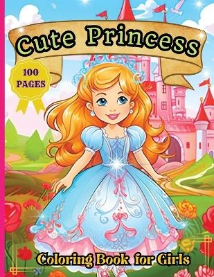 Cute Princess Coloring Book -  Tobba