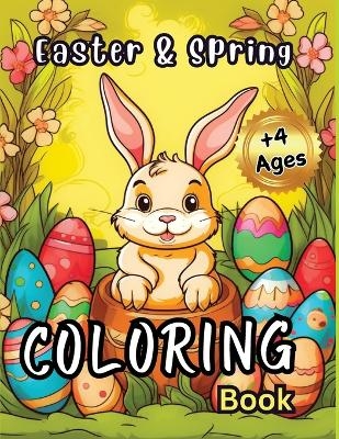Easter & Spring Coloring Book 4+ -  Tobba