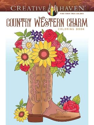 Creative Haven Country Western Charm Coloring Book - Jessica Mazurkiewicz