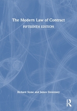 The Modern Law of Contract - Stone, Richard; Devenney, James