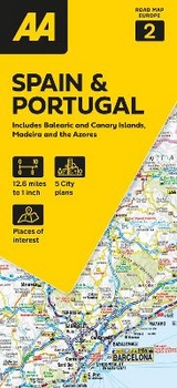 AA Road Map Spain & Portugal - 