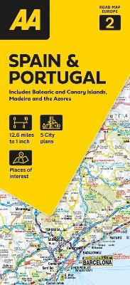 AA Road Map Spain & Portugal