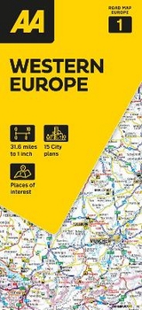 AA Road Map Western Europe - 