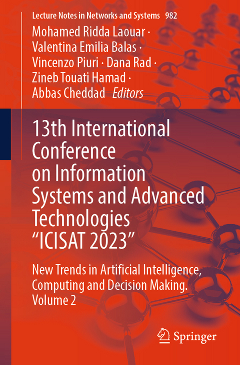 13th International Conference on Information Systems and Advanced Technologies “ICISAT 2023” - 