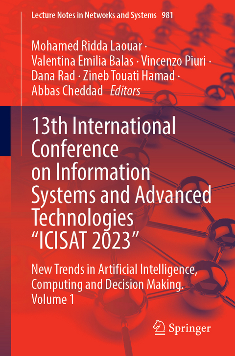 13th International Conference on Information Systems and Advanced Technologies “ICISAT 2023” - 