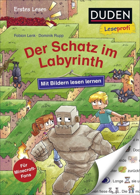 Duden Leseprofi – Mit Bildern lesen lernen: Der Schatz im Labyrinth - Fabian Lenk