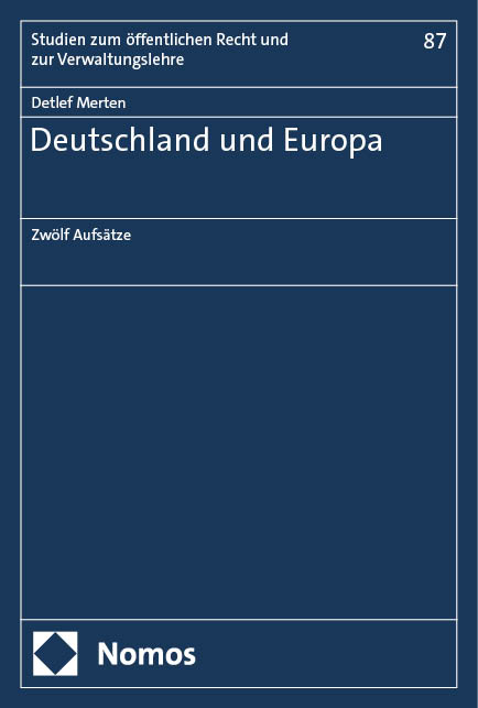 Deutschland und Europa - Detlef Merten