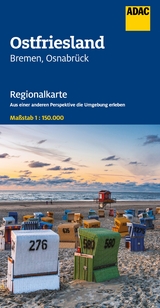 ADAC Regionalkarte 04 Ostfriesland 1:150.000 - 