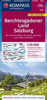 KOMPASS Fahrradkarte 3336 Berchtesgadener Land, Salzburg 1:70.000 - 