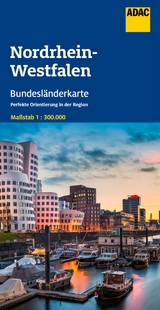 ADAC Bundesländerkarte Deutschland 06 Nordrhein-Westfalen 1:300.000 - 