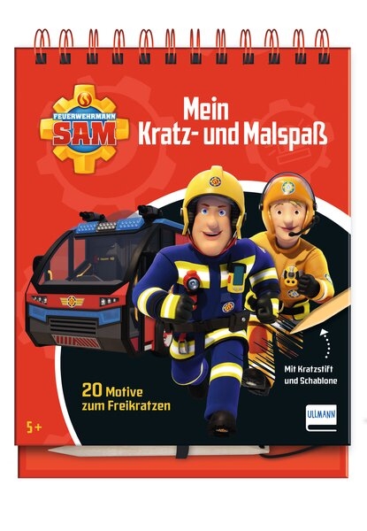 Mein Kratz- und Malspaß – Feuerwehrmann Sam