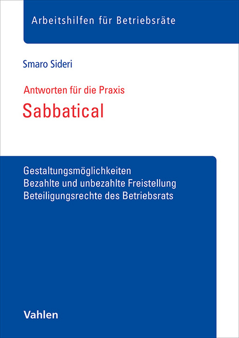 Sabbatical - Smaro Sideri