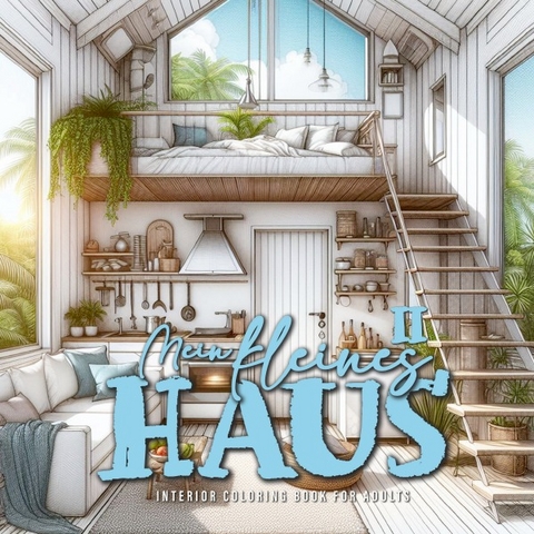 Mein kleines Haus Malbuch für Erwachsene 2 - Monsoon Publishing, Musterstück Grafik