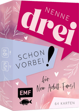 Kartenspiel: Nenne drei - schon vorbei!  ... für New Adult-Fans!