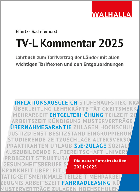 TV-L Kommentar 2025 - Jörg Effertz, Andreas Bach-Terhorst