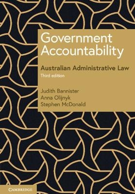 Government Accountability - Judith Bannister, Anna Olijnyk, Stephen McDonald