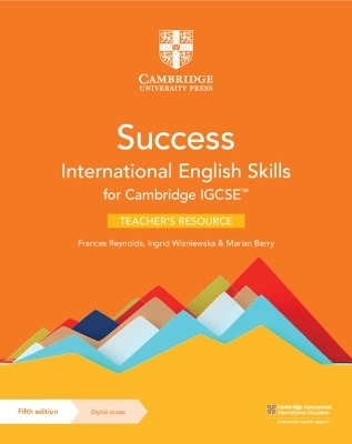 Success International English Skills for Cambridge IGCSE™ Teacher's Resource with Digital Access - Frances Reynolds, Ingrid Wisniewska, Marian Barry
