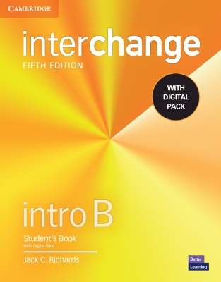 Interchange Intro B Student's Book with Digital Pack - Jack C. Richards