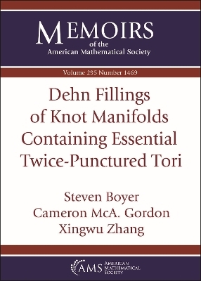 Dehn Fillings of Knot Manifolds Containing Essential Twice-Punctured Tori - Steven Boyer, Cameron McA. Gordon, Xingru Zhang