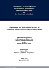 Establishment and application of CRISPR/Cas Technology in Non-Tuberculous Mycobacteria (NTM) - Suriya Akter