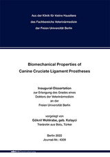 Biomechanical Properties of Canine Cruciate Ligament Prostheses - Göknil Wohlrabe