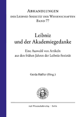 Leibniz und der Akademiegedanke - 