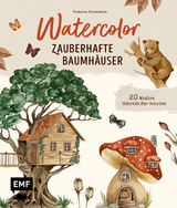 Watercolor zauberhafte Baumhäuser - Victoria Florentina Wißmann