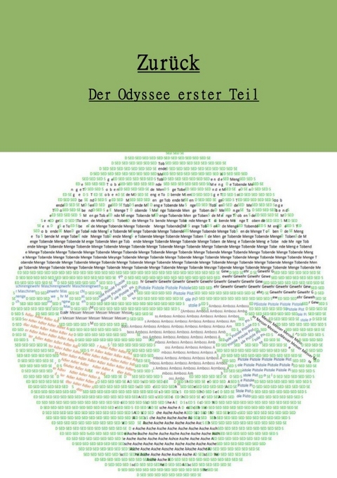 Zurück - Der Odyssee erster Teil - Pascal Lauterjung